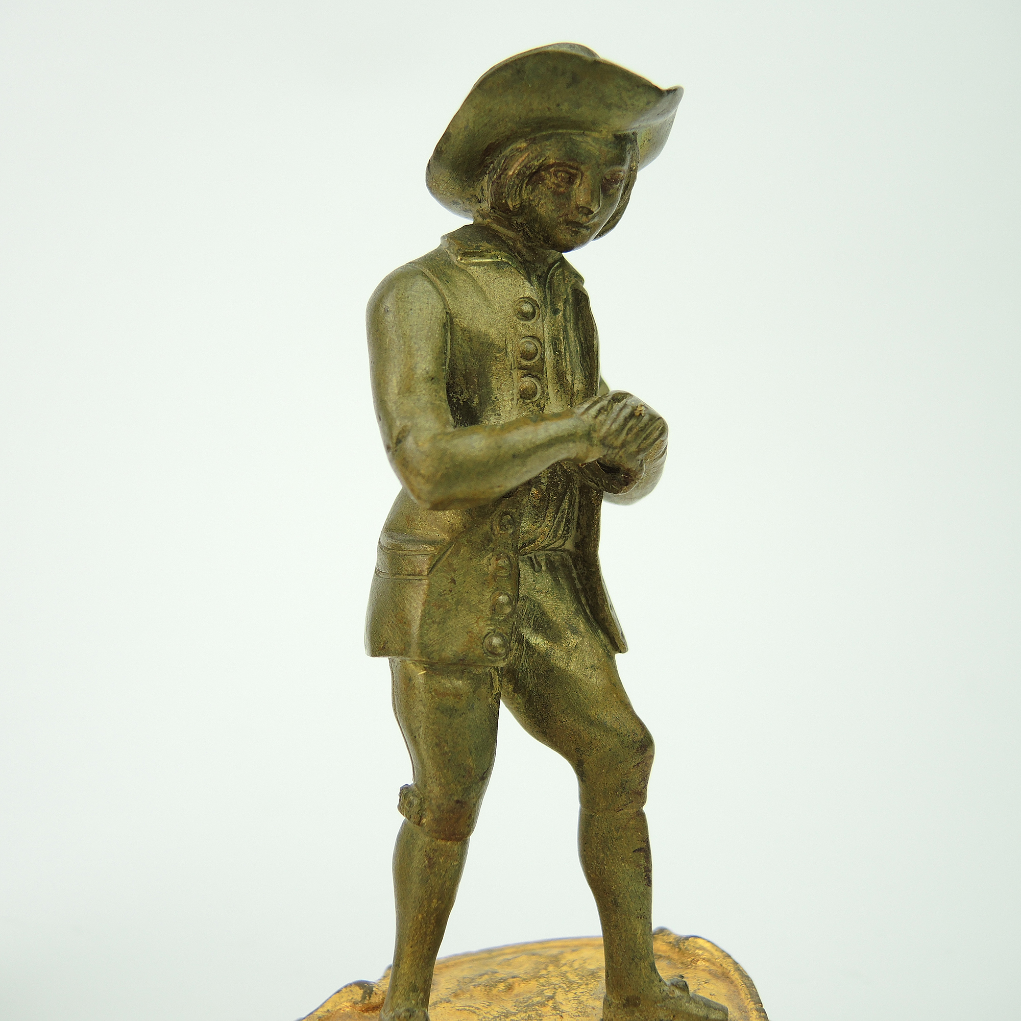Colonial Brass Figurines and Victorian Bust Sculptures