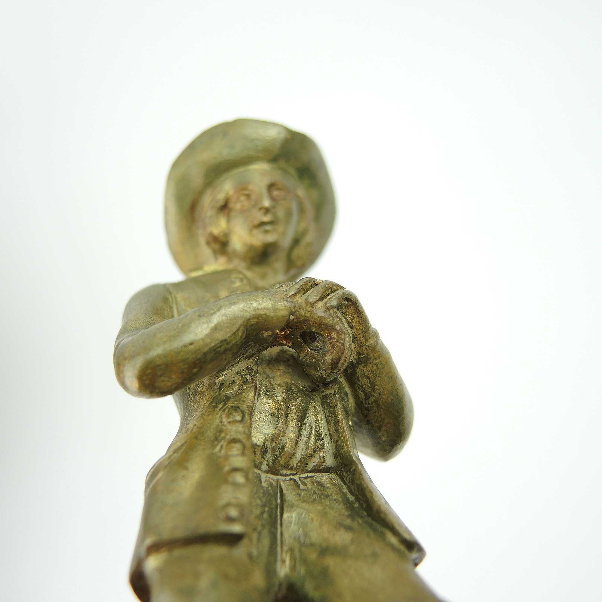 Colonial Brass Figurines and Victorian Bust Sculptures