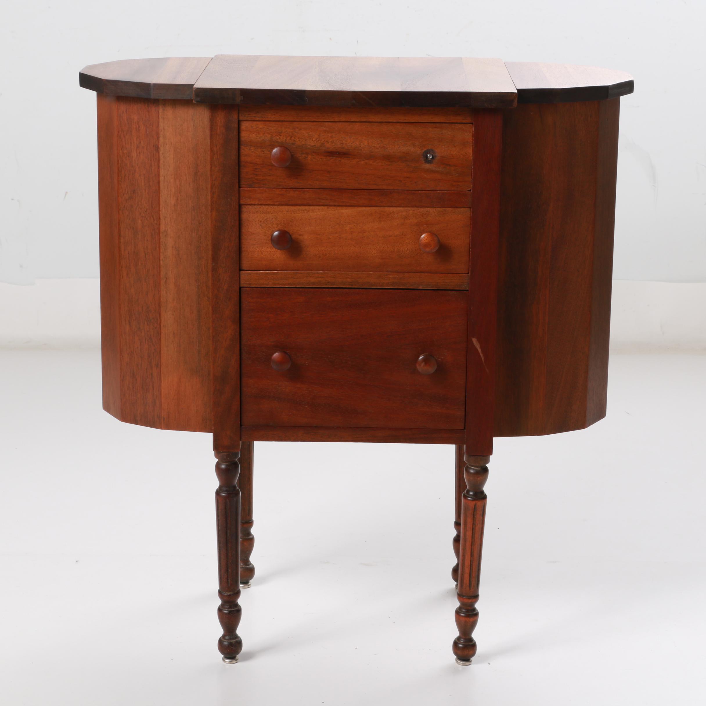 Vintage Mahogany Sewing Cabinet