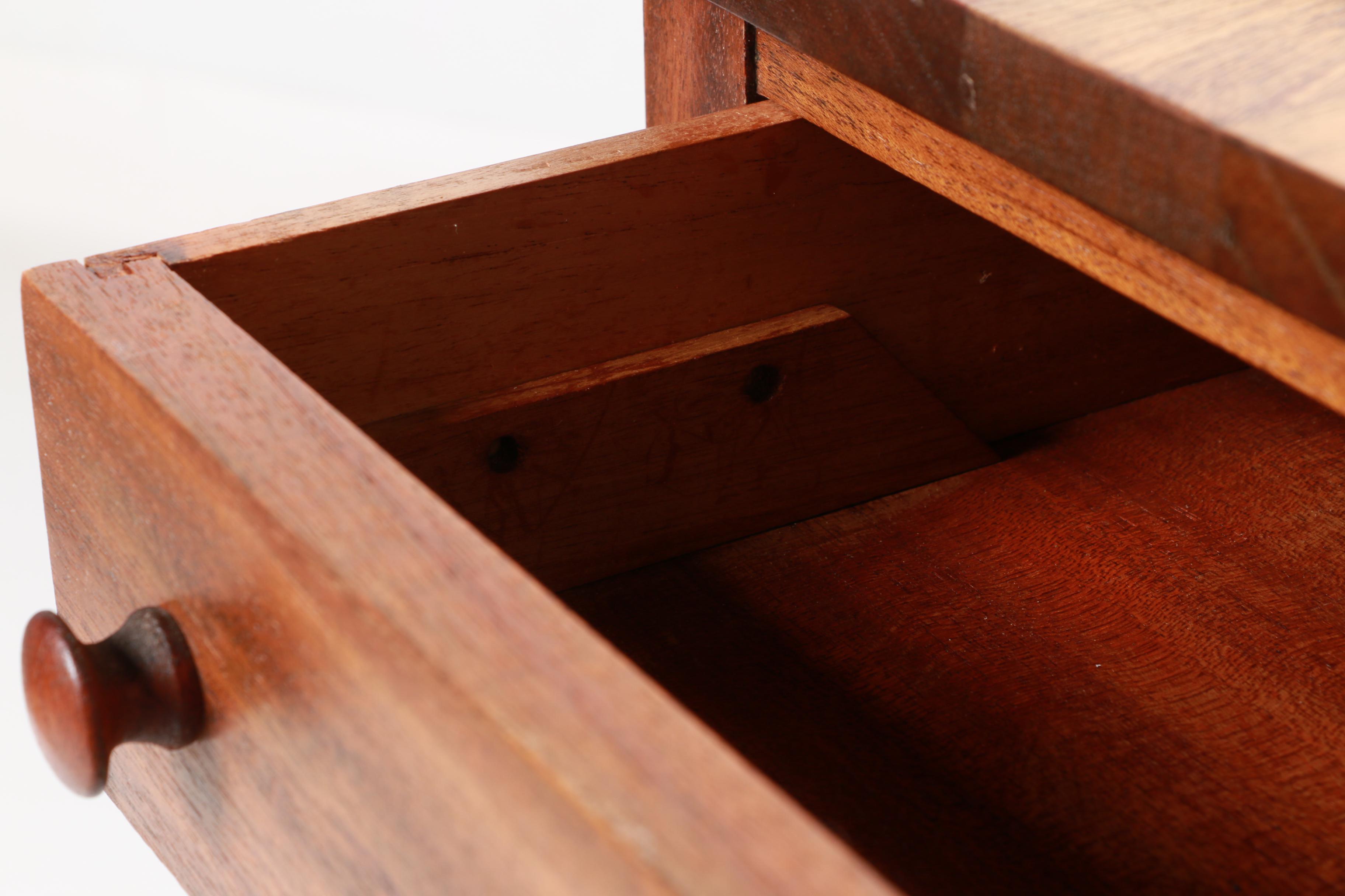 Vintage Mahogany Sewing Cabinet