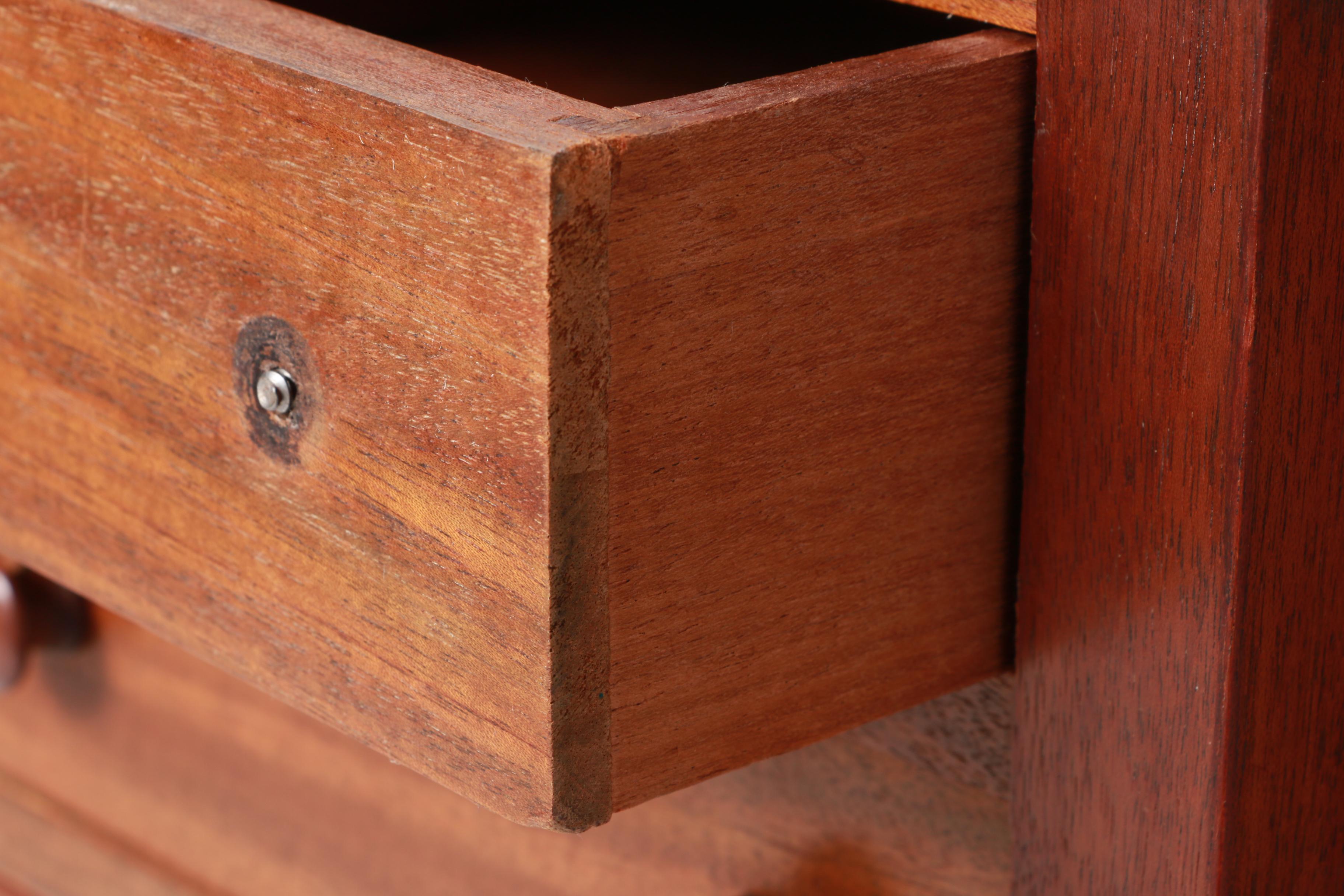 Vintage Mahogany Sewing Cabinet
