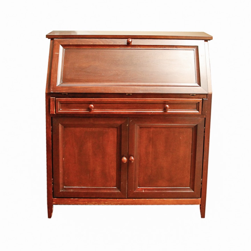 Contemporary Slant Front Secretary Desk