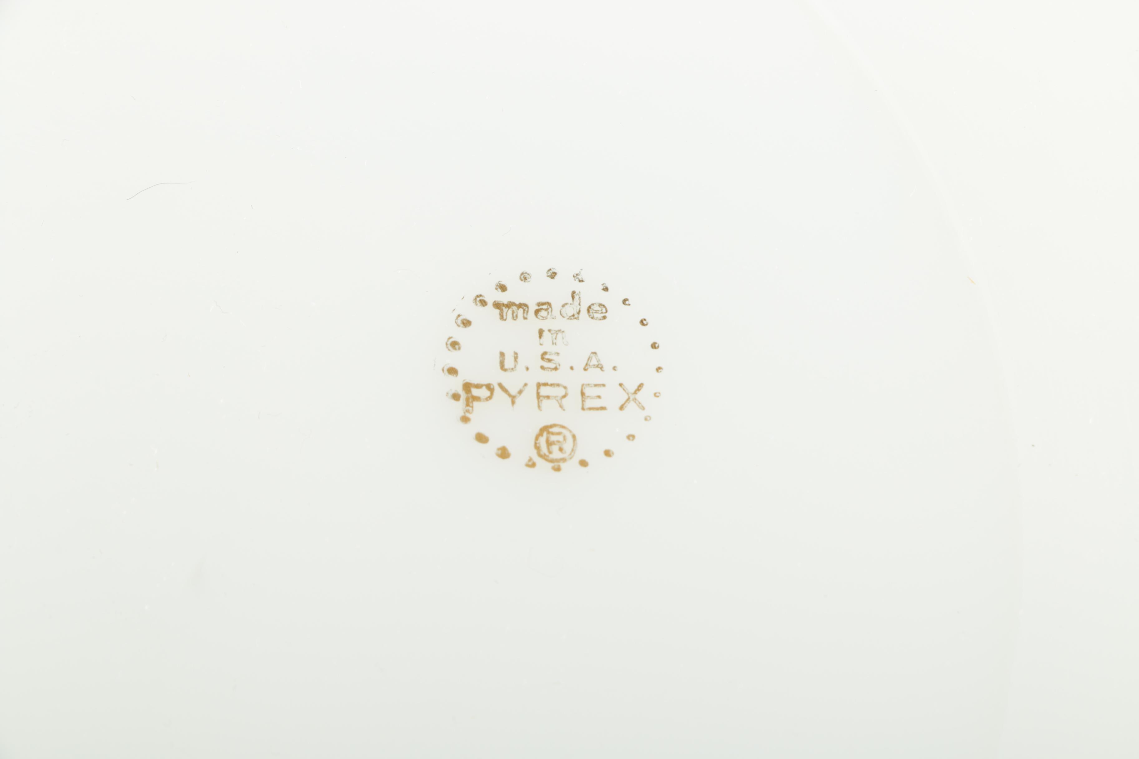 Pyrex "Aqua" Dinner Service