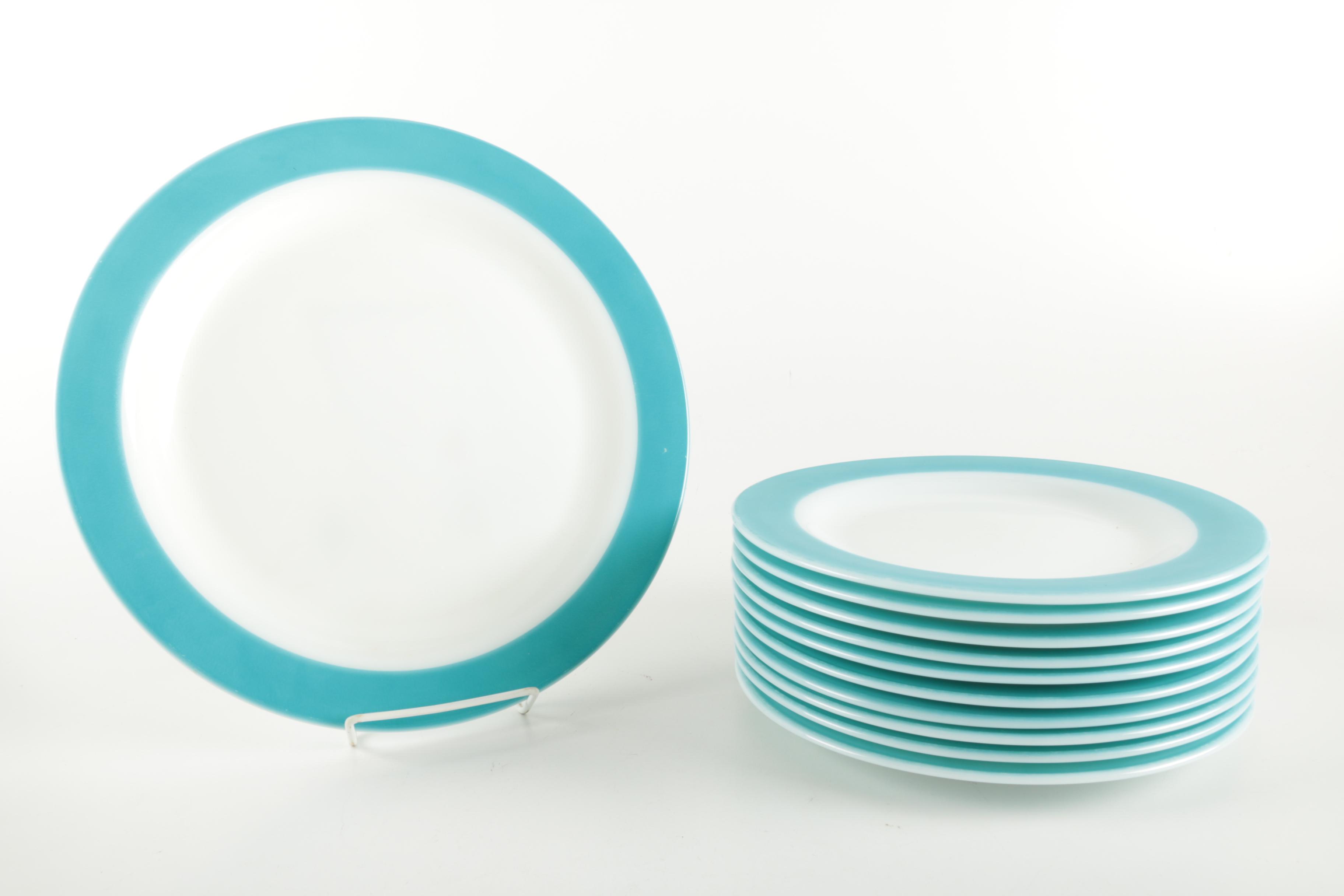 Pyrex "Aqua" Dinner Service