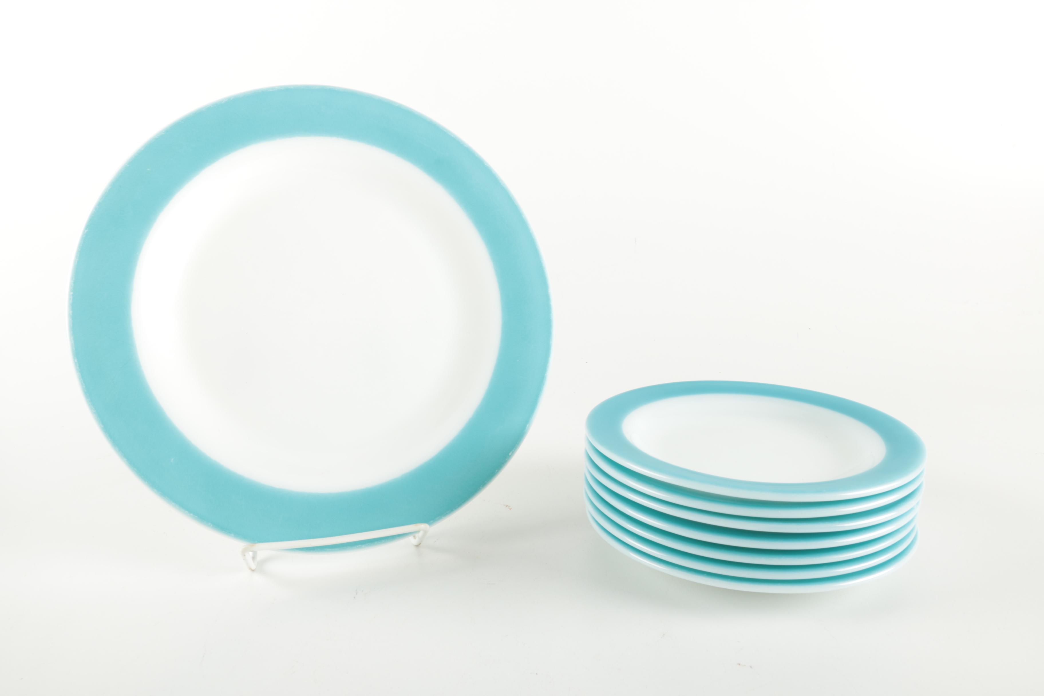 Pyrex "Aqua" Dinner Service