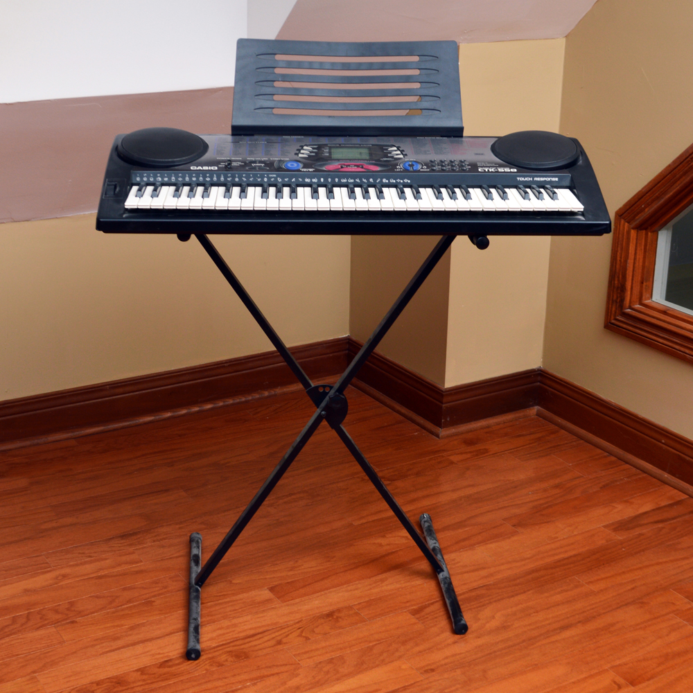 Casio Electronic Keyboard and Stand