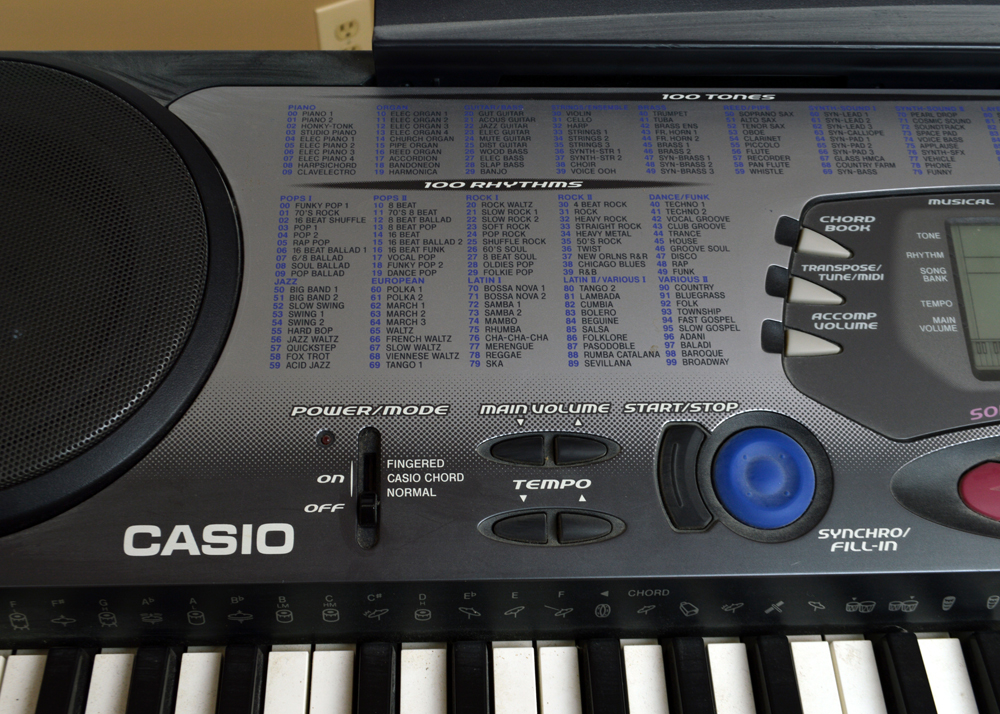 Casio Electronic Keyboard and Stand