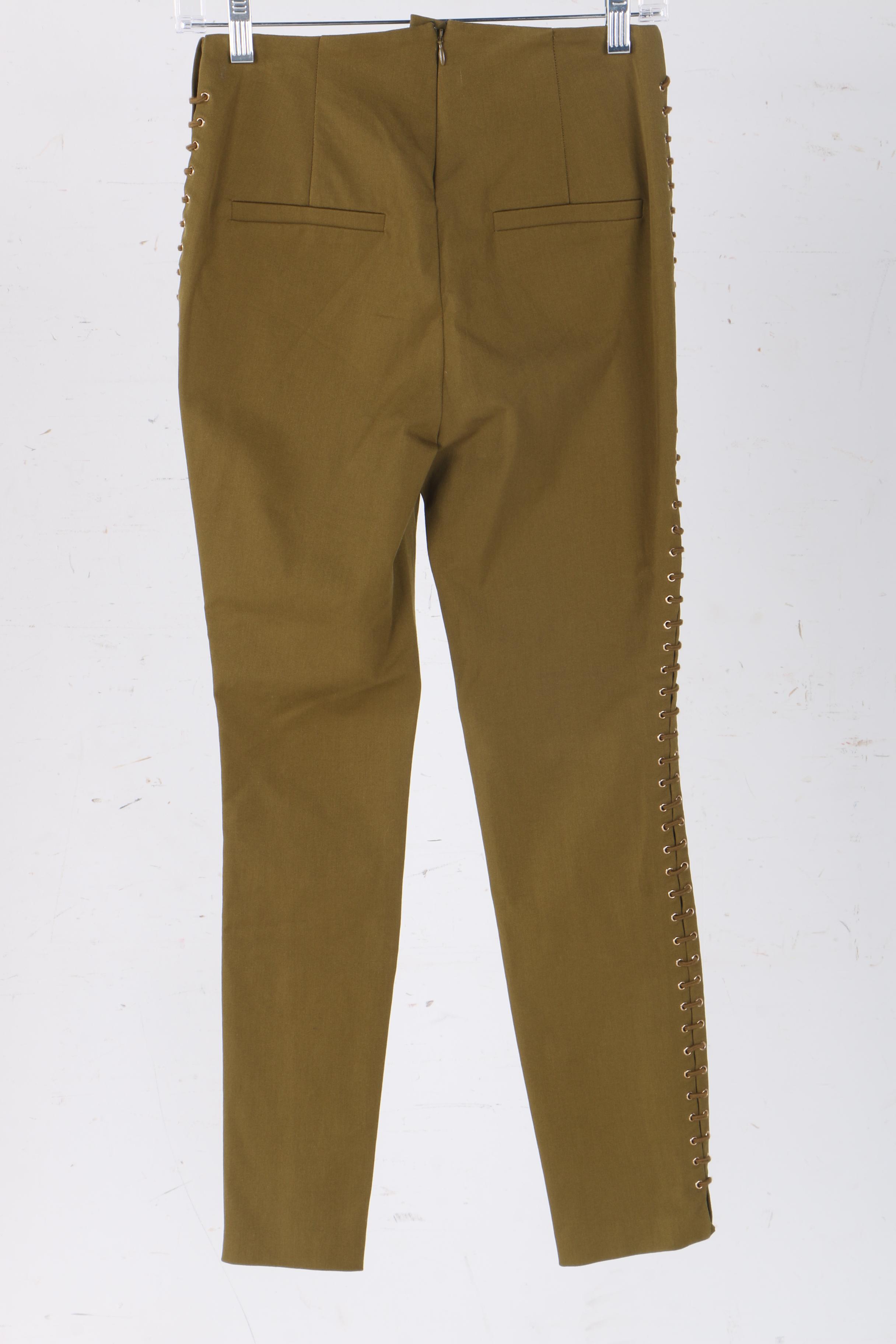 Lysse Lace-Up Pants and Cashmere Cardigan