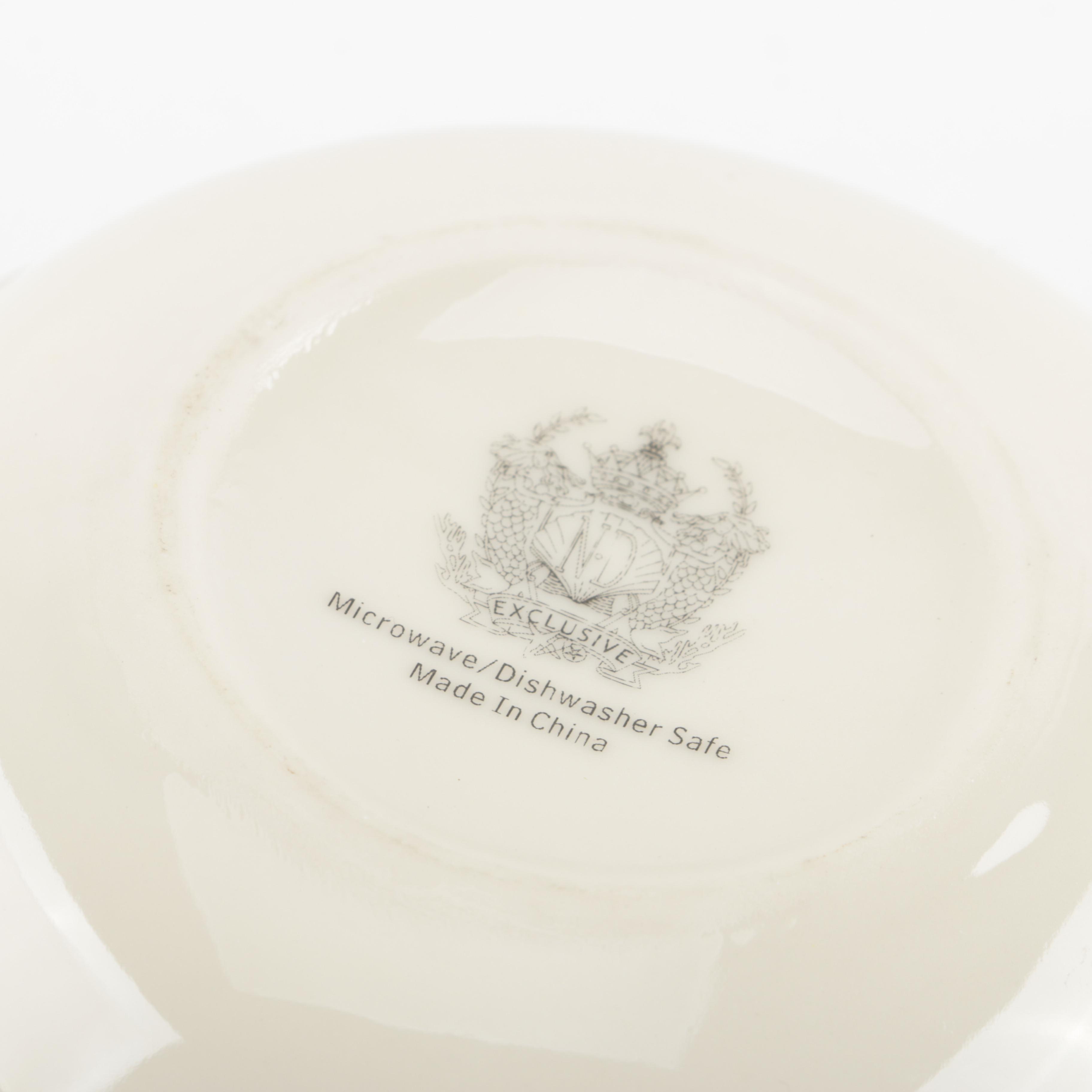 Miniature Porcelain Teapots by Portmeirion, Crown Windsor, and ND Exclusive