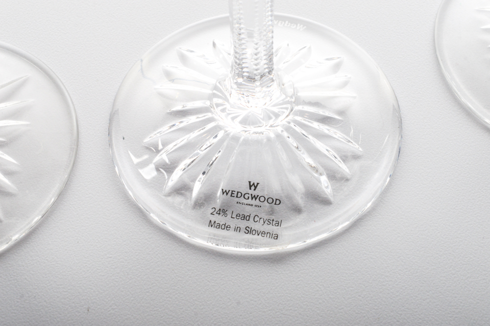 Wedgwood "Majesty" Hock Wine Glasses