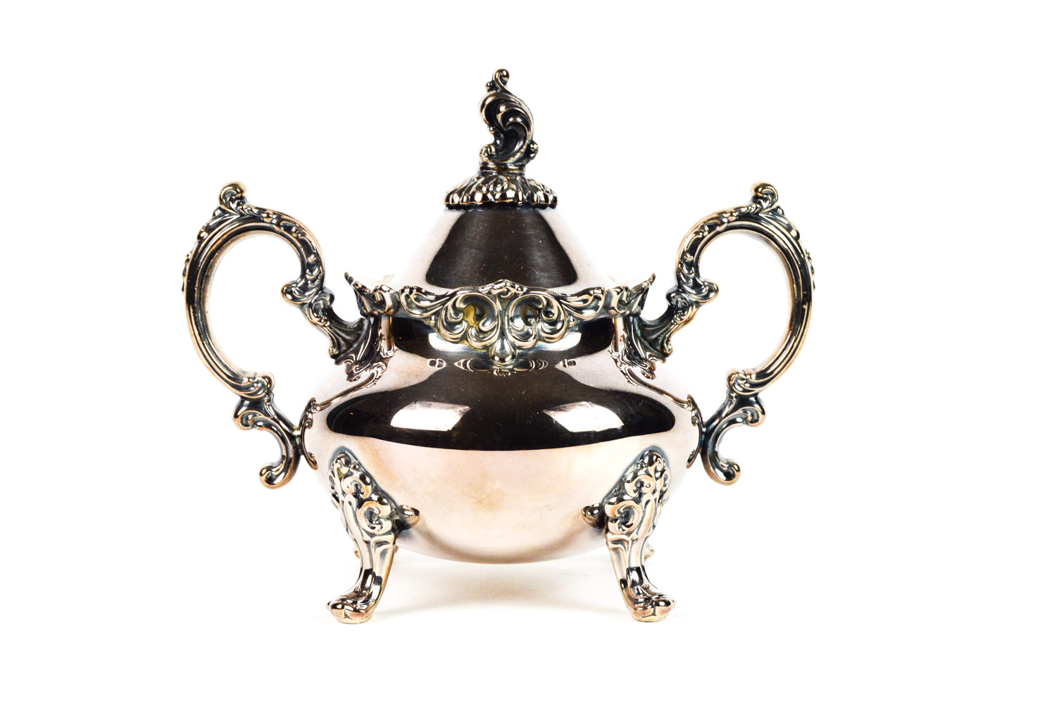 Oneida "Venetian Scroll" Silver Plate Tea and Coffee Service