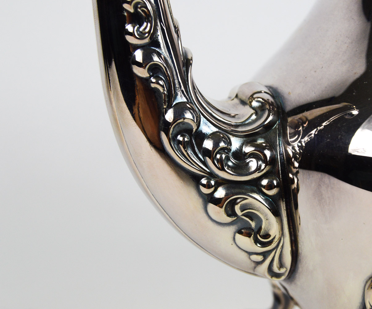 Oneida "Venetian Scroll" Silver Plate Tea and Coffee Service