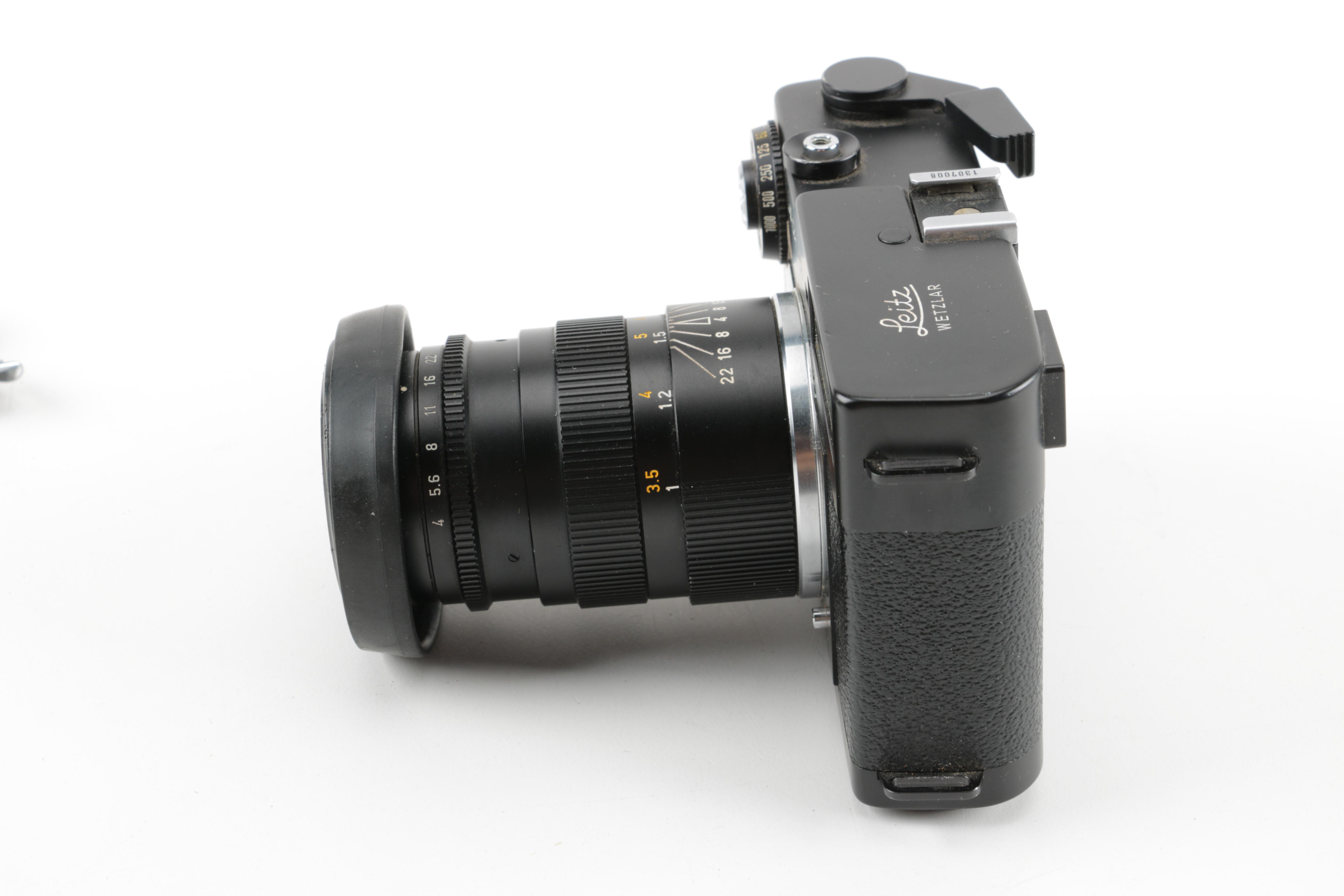 Minolta Leica Camera with Leather Case