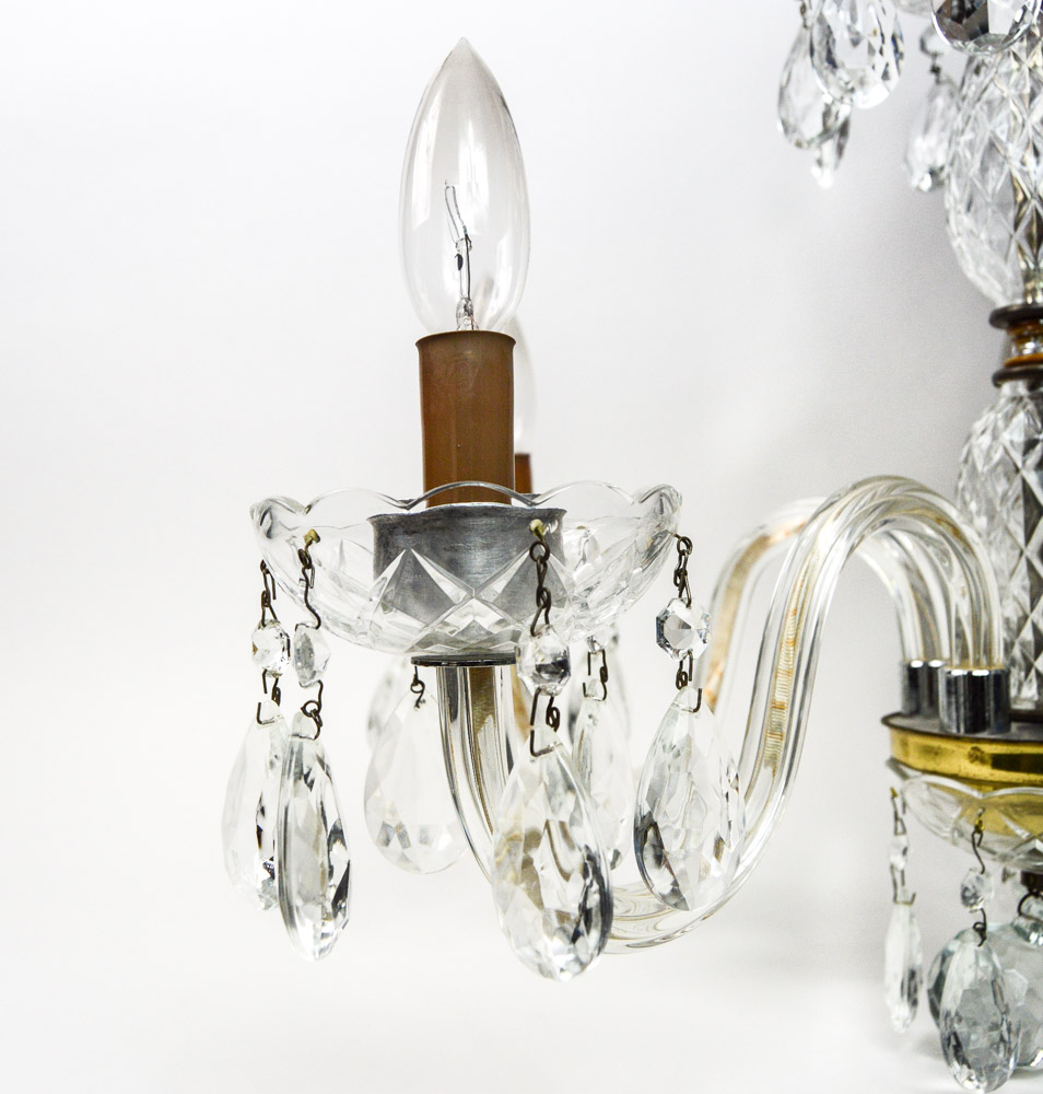 Vintage Crystal Chandelier