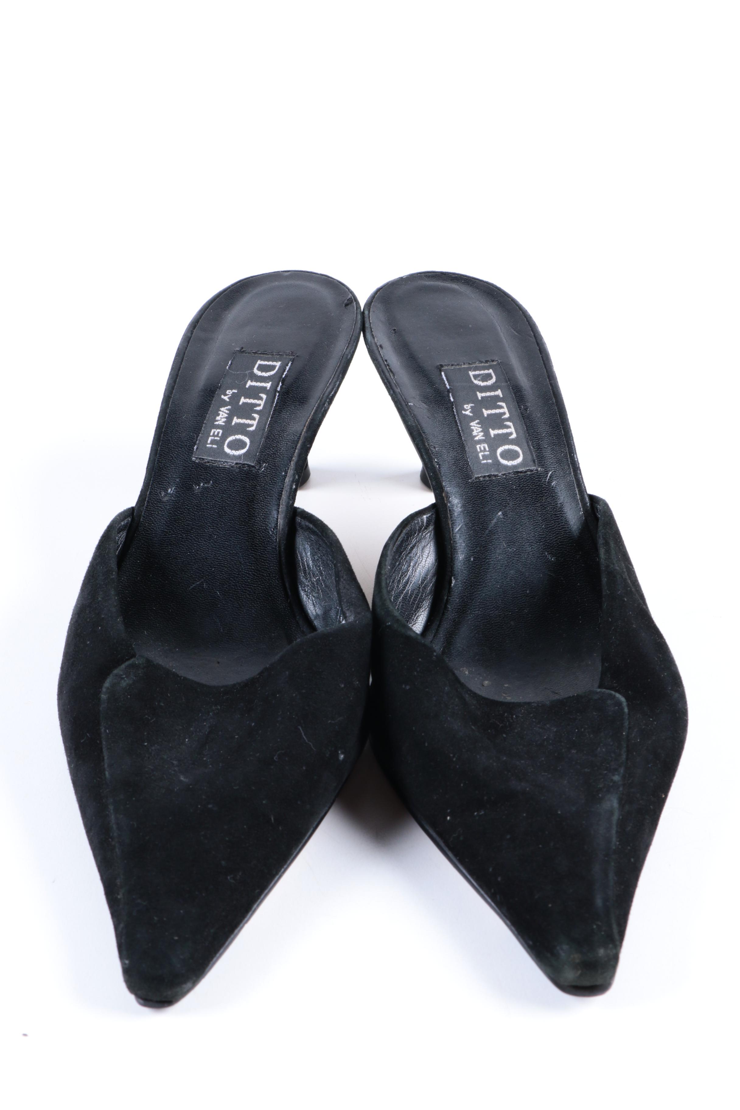 Three Pairs of Women's Shoes Including Manolo Blahnik and Stuart Weitzman