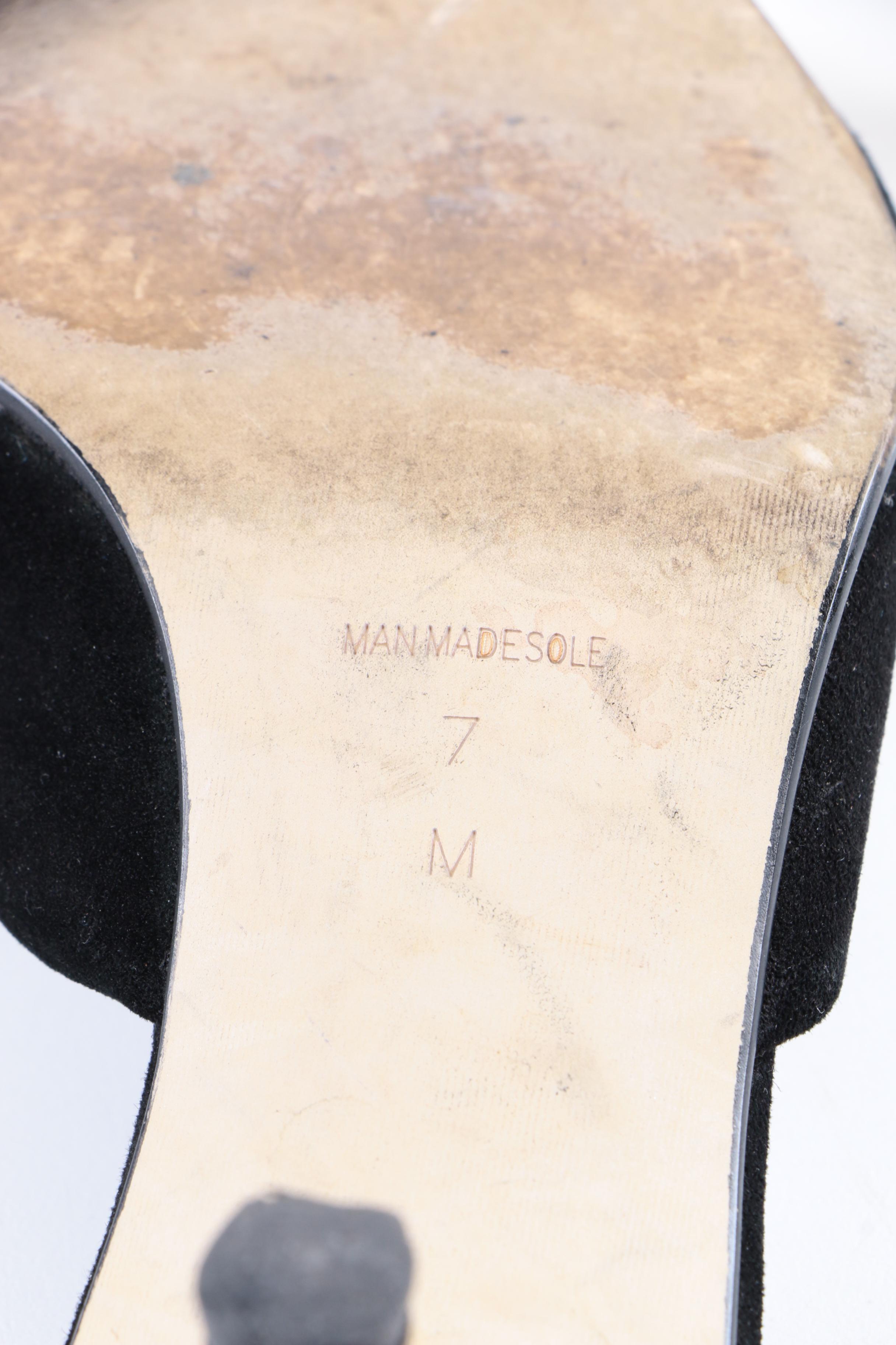 Three Pairs of Women's Shoes Including Manolo Blahnik and Stuart Weitzman