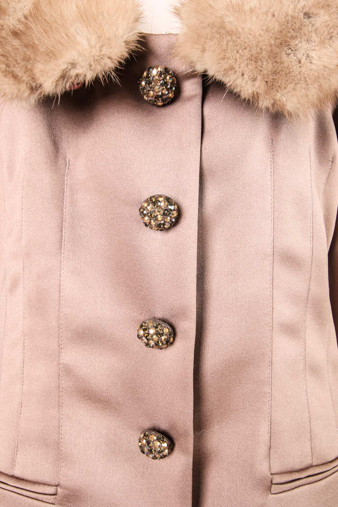 Vintage Victor Costa by Nahdree Brown Women's Skirt Suit