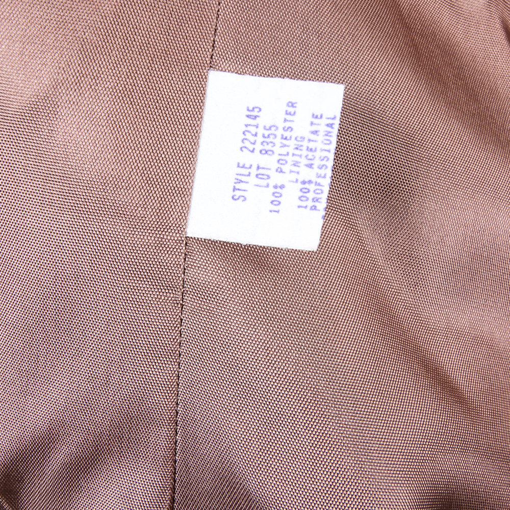 Vintage Victor Costa by Nahdree Brown Women's Skirt Suit