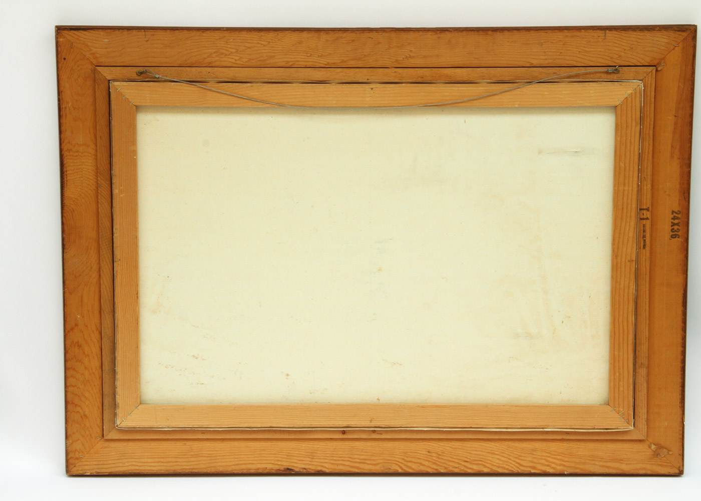 H. Wilson Oil Painting of a Landscape with a Castle