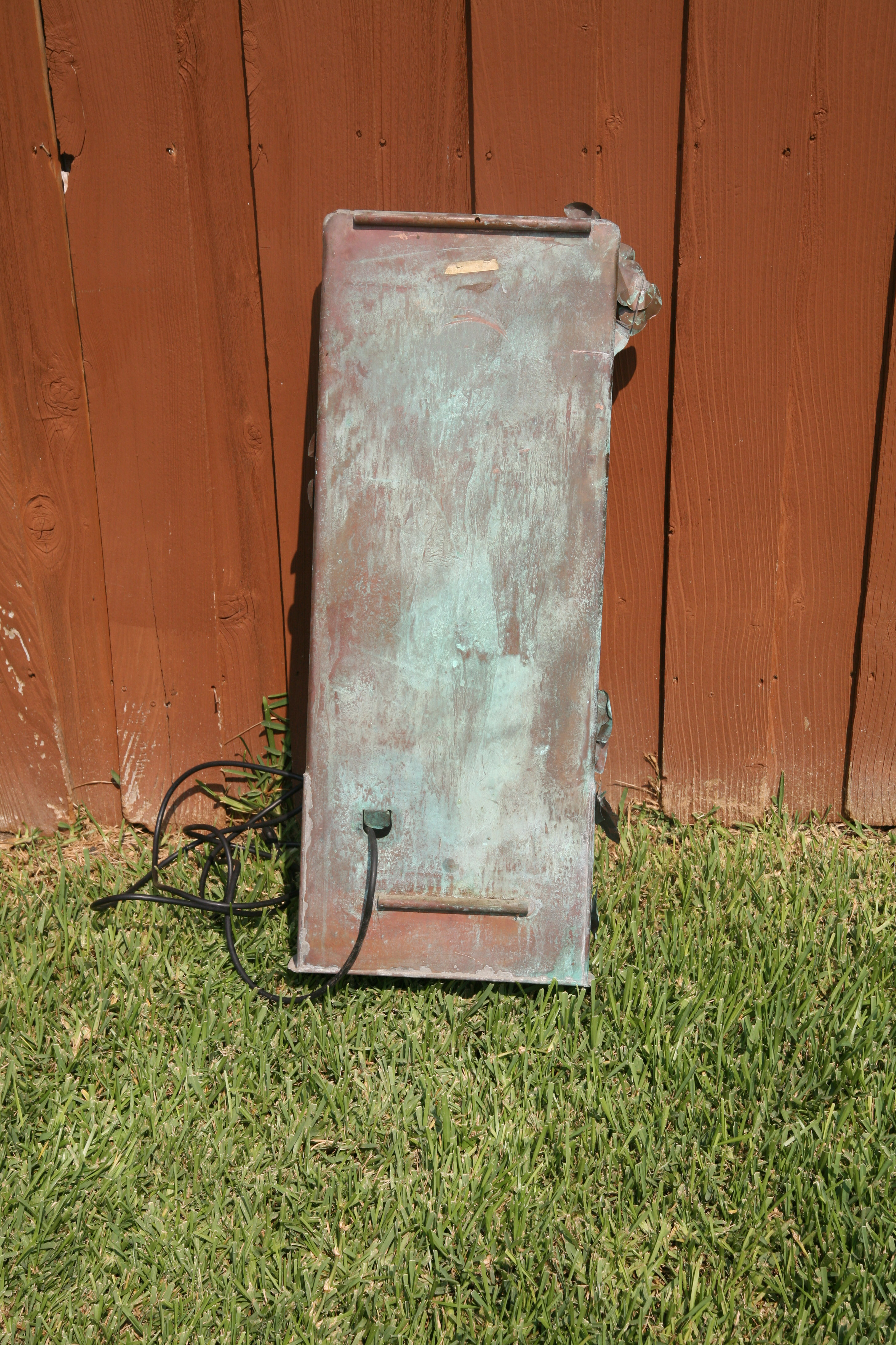 Patinated Copper Garden Fountain