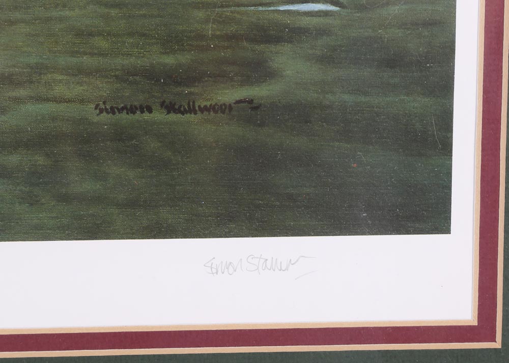 Simon Stallwood Artist Proof Offset Lithograph "Old Course St. Andrews Scotland"