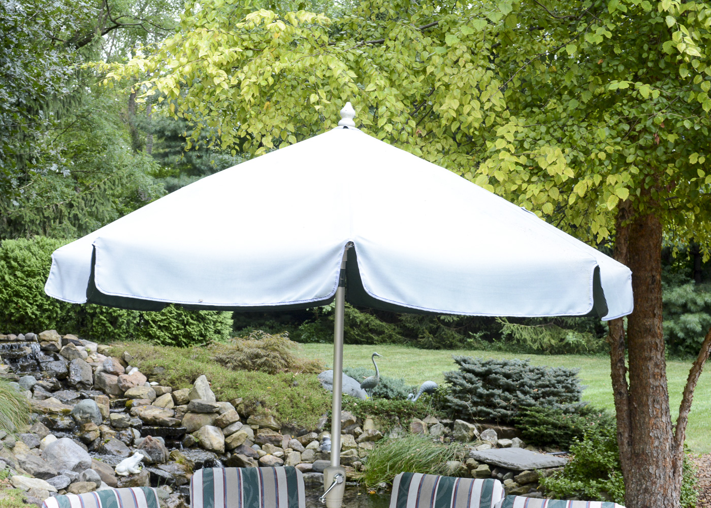 Patio Set and Umbrella