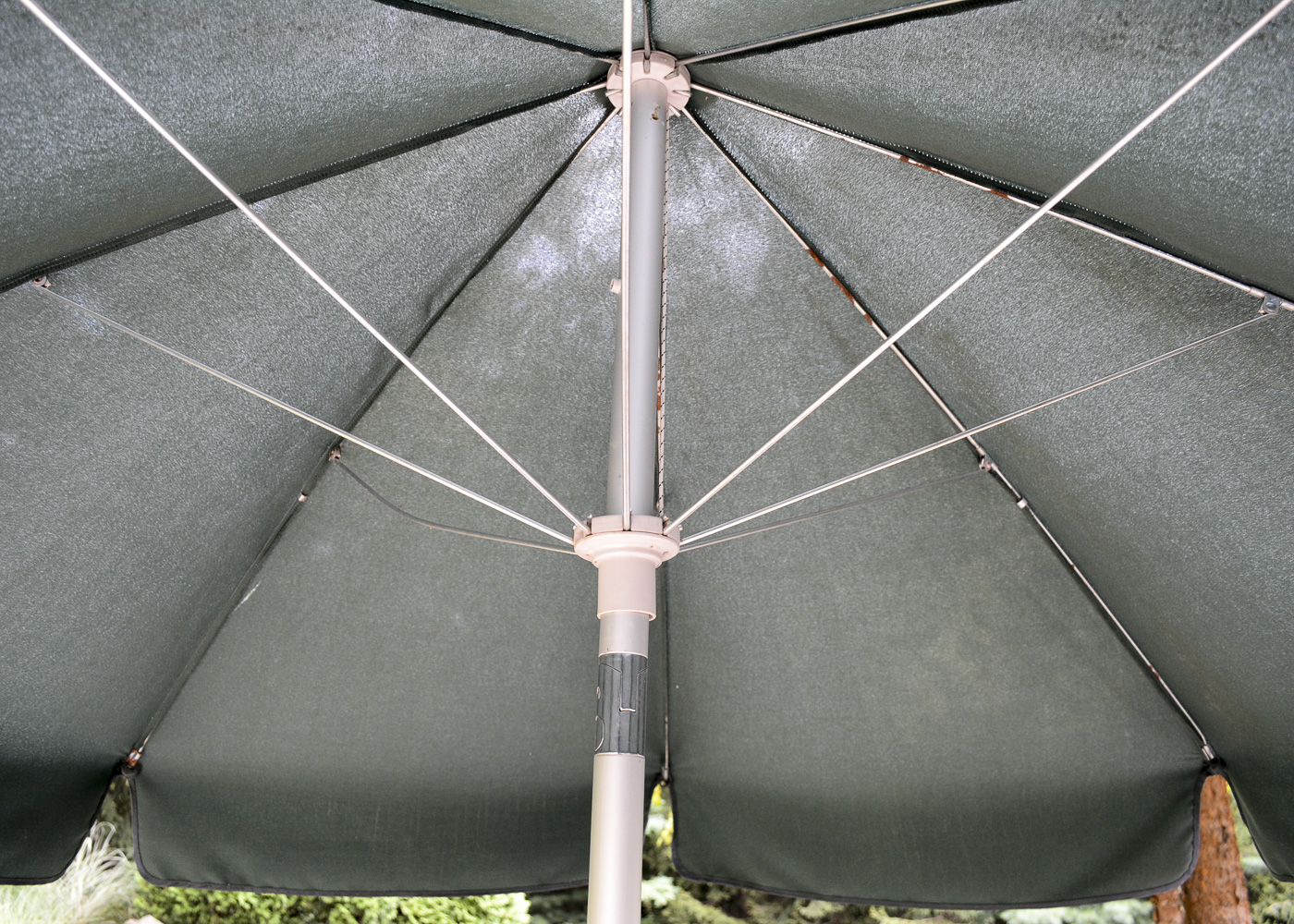 Patio Set and Umbrella