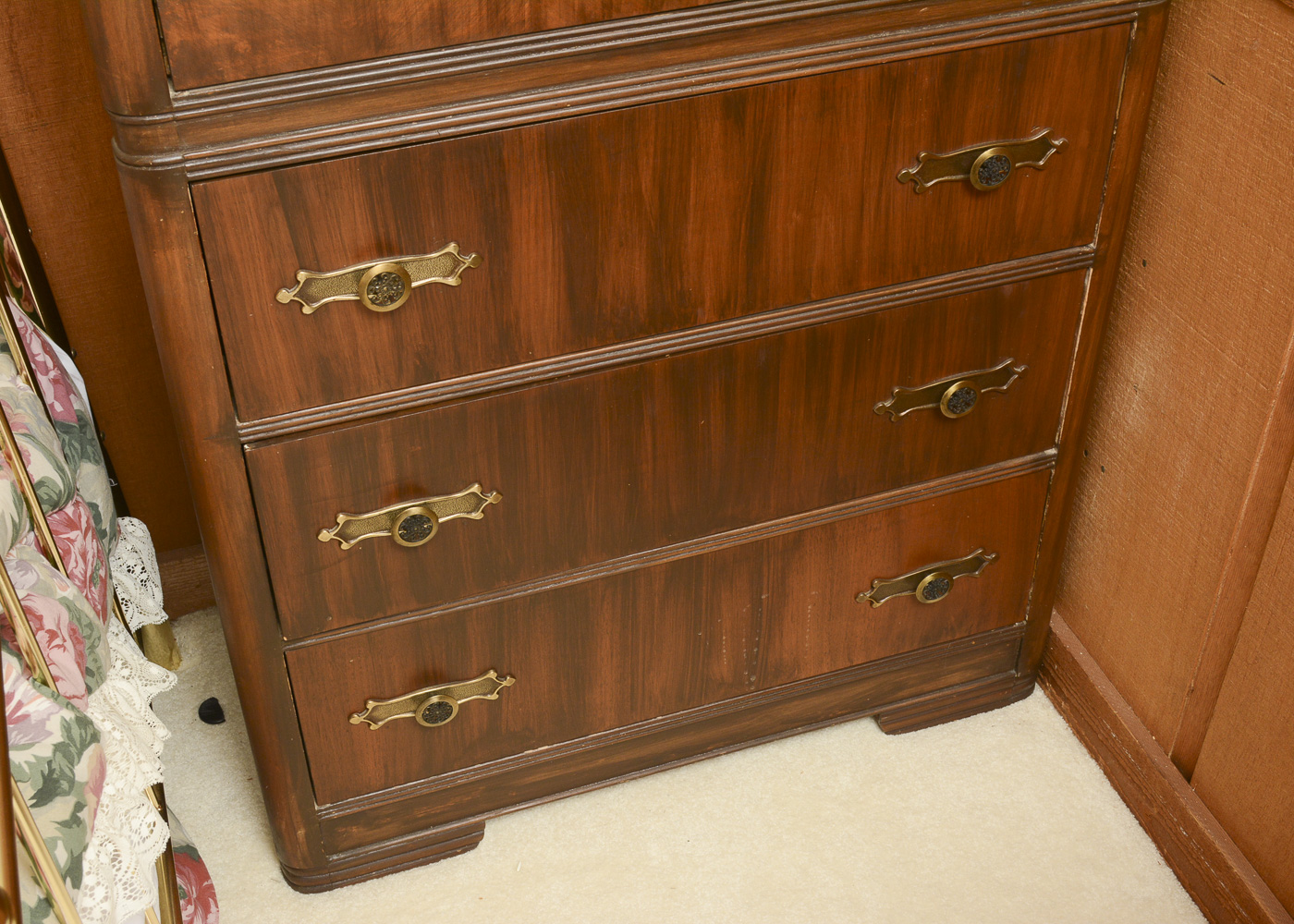 Art Deco Waterfall Chest of Drawers