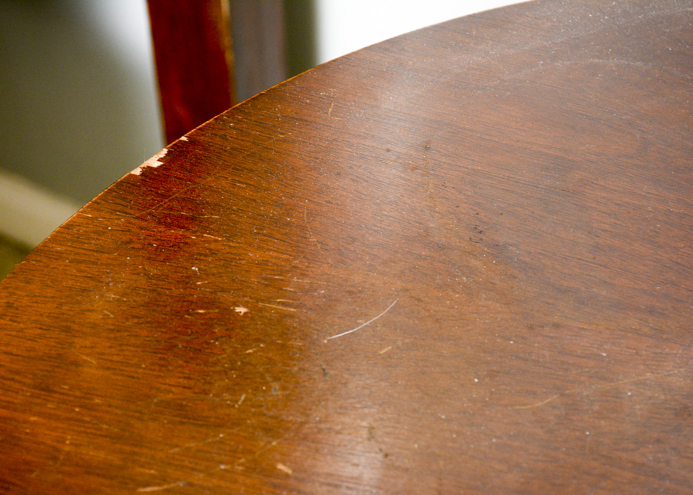 Vintage Wood Double Bed Frame and Pedestal Side Table