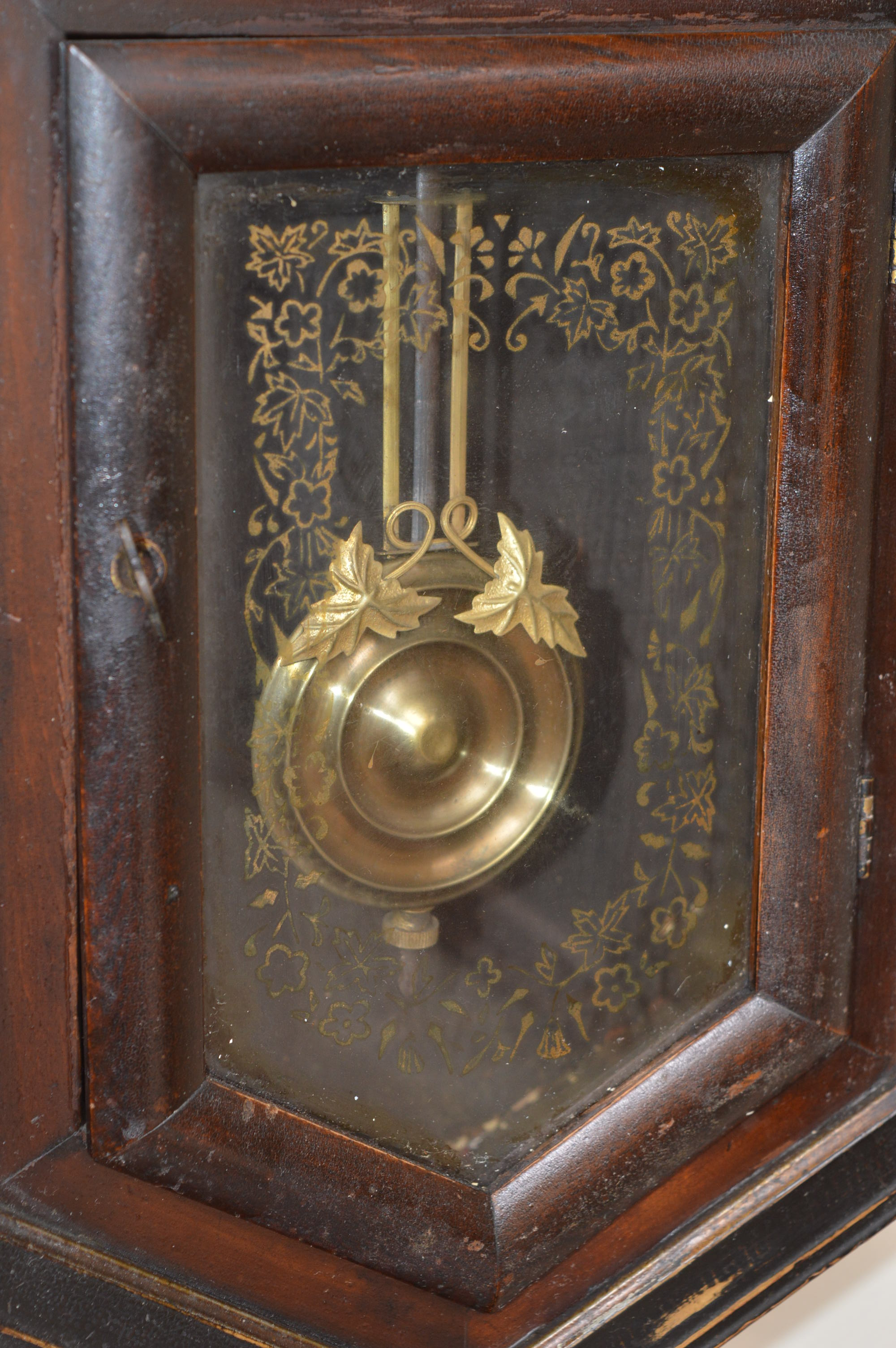 Regulator Octagonal Wall Clock in Wood Case