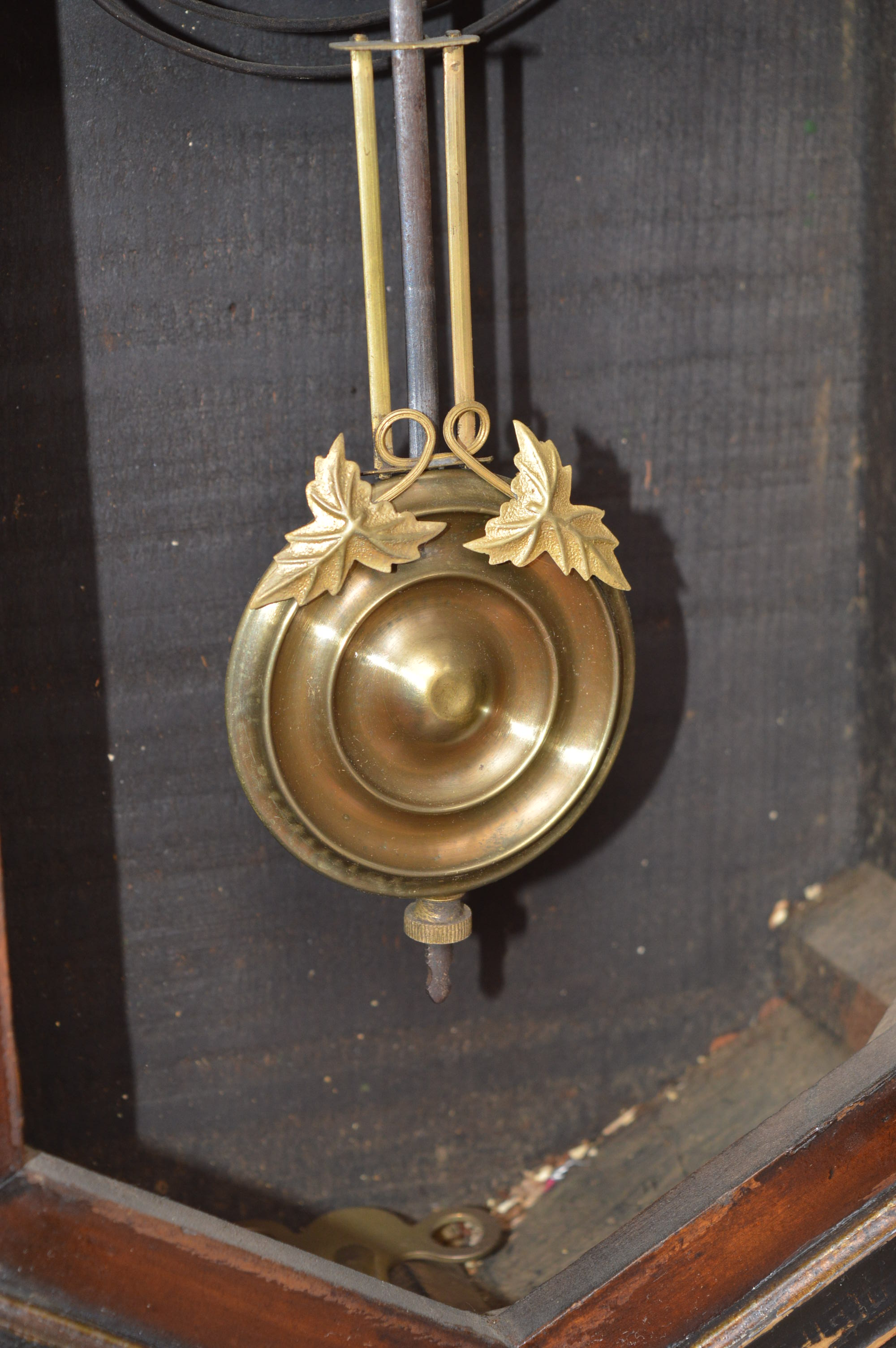 Regulator Octagonal Wall Clock in Wood Case