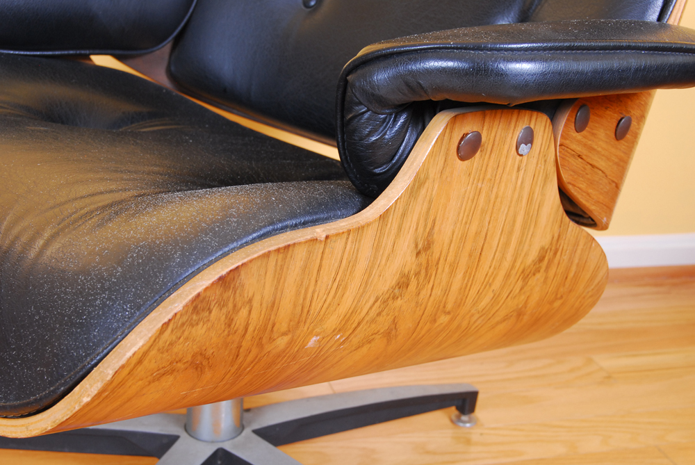 Eames Style Lounge Chair and Ottoman by Charlton Company