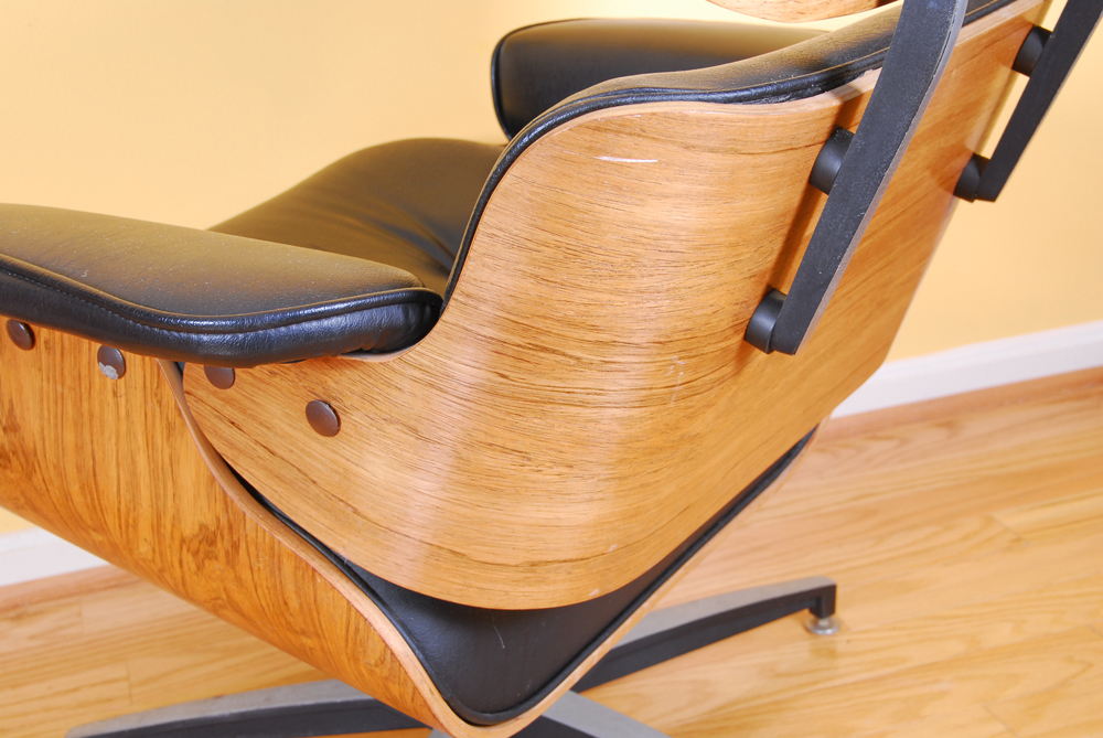 Eames Style Lounge Chair and Ottoman by Charlton Company