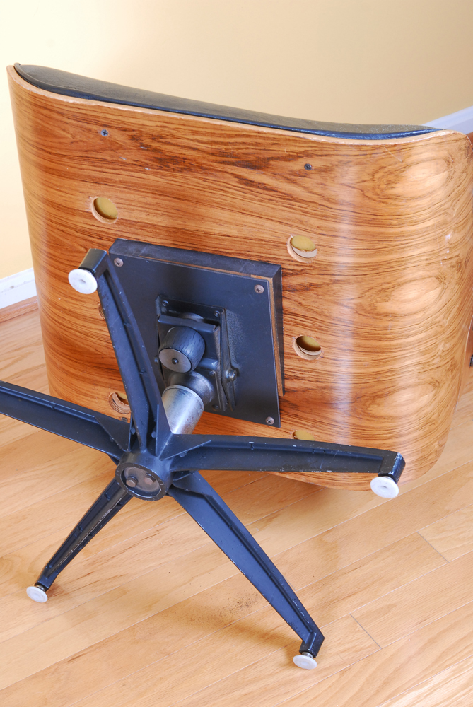 Eames Style Lounge Chair and Ottoman by Charlton Company