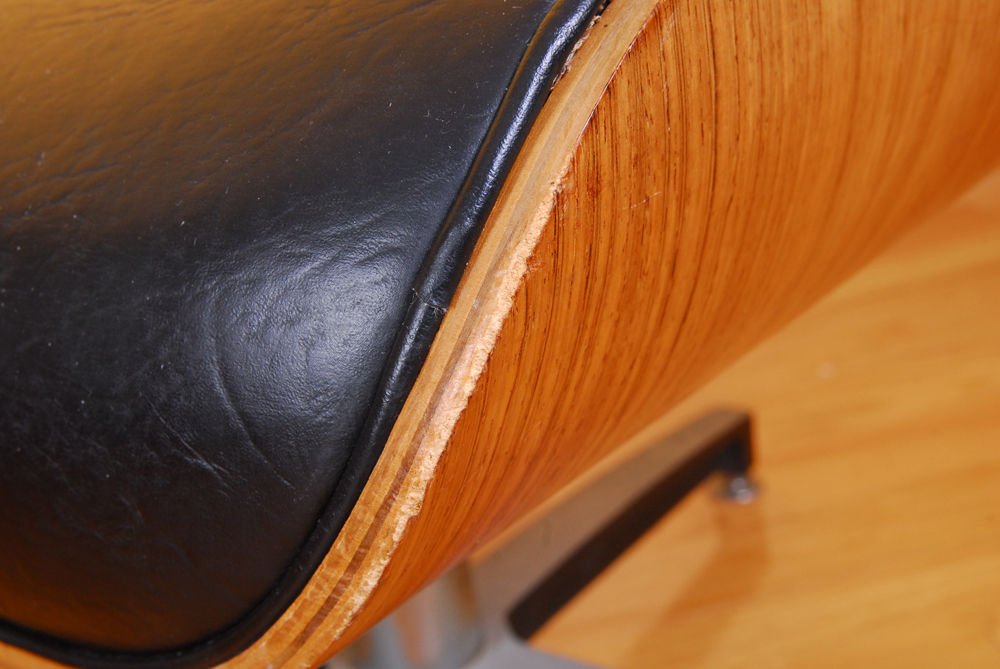 Eames Style Lounge Chair and Ottoman by Charlton Company