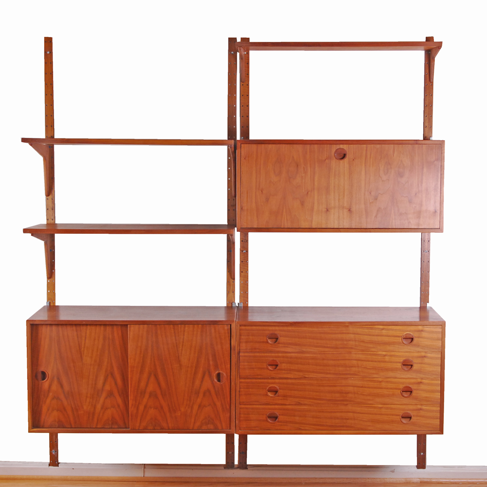 Danish Modern Teak Wall Unit