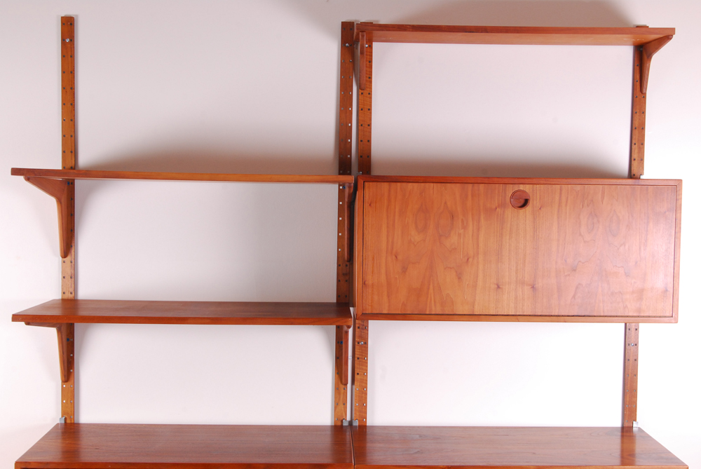 Danish Modern Teak Wall Unit