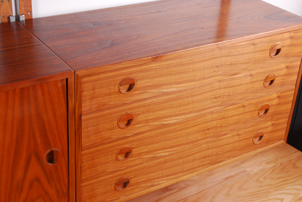 Danish Modern Teak Wall Unit