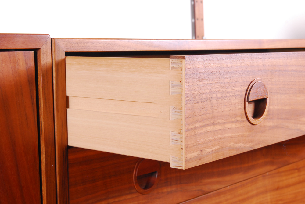 Danish Modern Teak Wall Unit