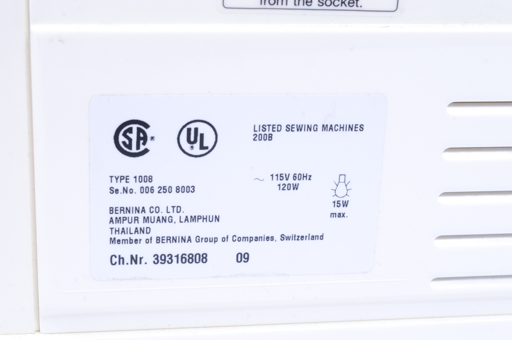 Bernina 1008 Sewing Machine