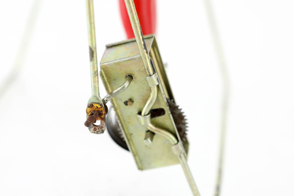 Vintage Mechanical Metal and Plastic Acrobat Toy