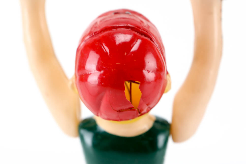 Vintage Mechanical Metal and Plastic Acrobat Toy