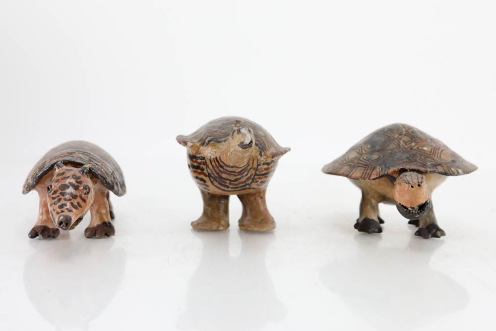 Handmade Mucawa Bowls and Figurines from Upper Ecuadorian Amazon Basin