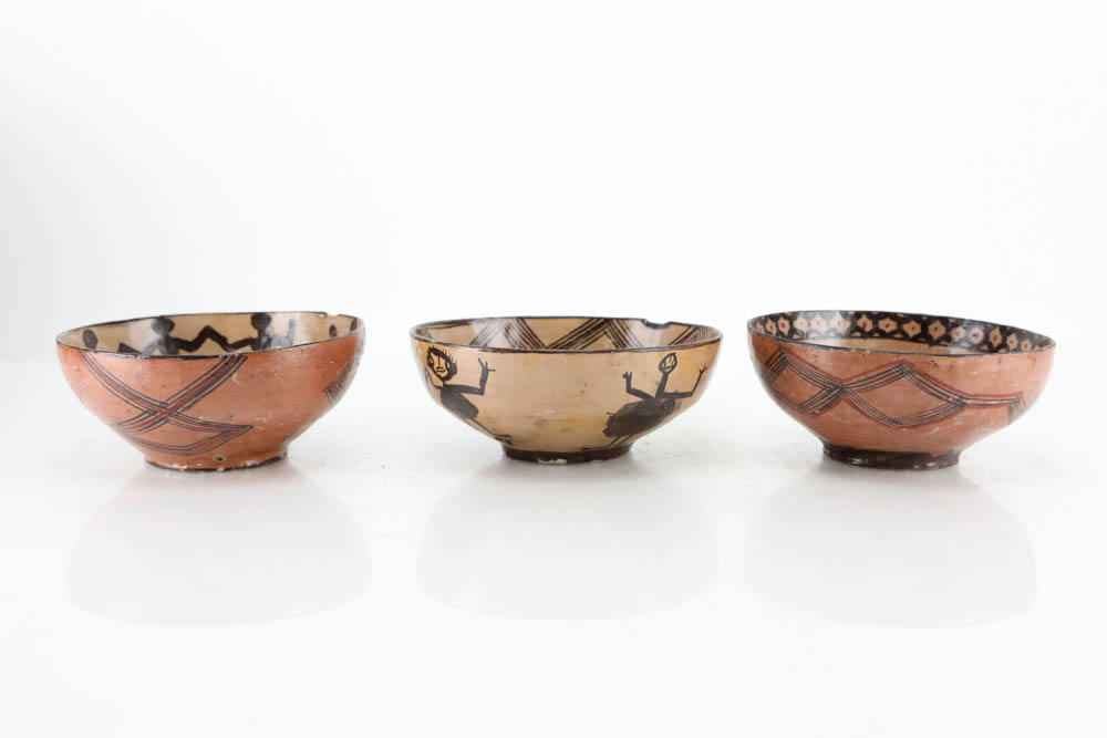 Handmade Mucawa Bowls and Figurines from Upper Ecuadorian Amazon Basin