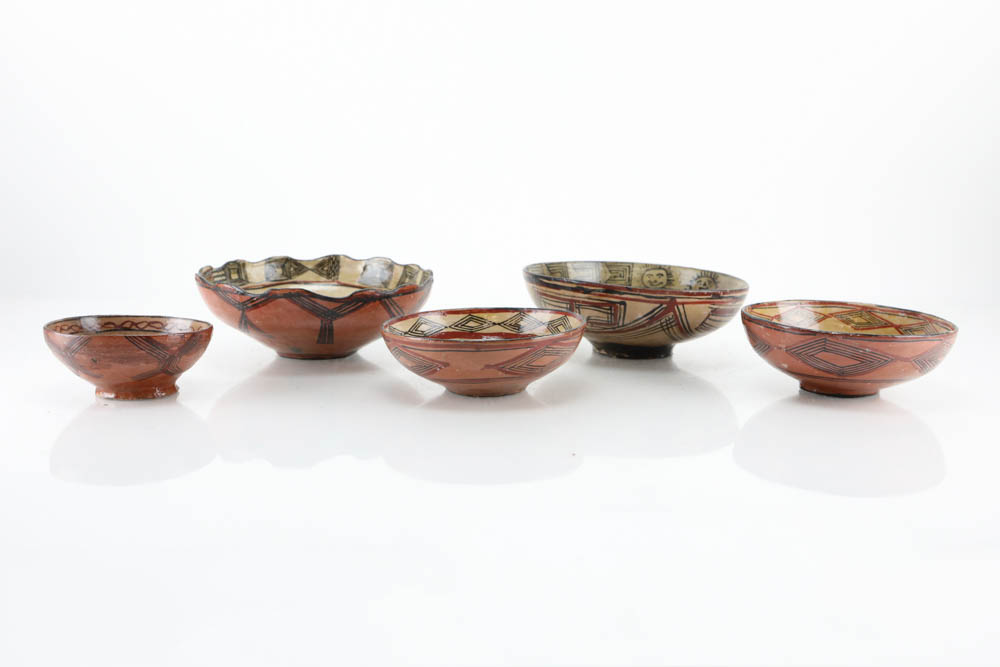 Handmade Mucawa Bowls and Figurines from Upper Ecuadorian Amazon Basin