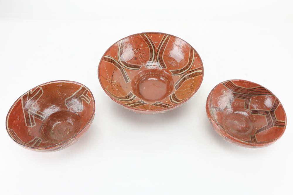 Handmade Mucawa Bowls and Figurines from Upper Ecuadorian Amazon Basin