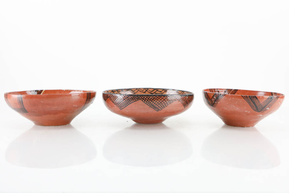 Handmade Mucawa Bowls and Figurines from Upper Ecuadorian Amazon Basin