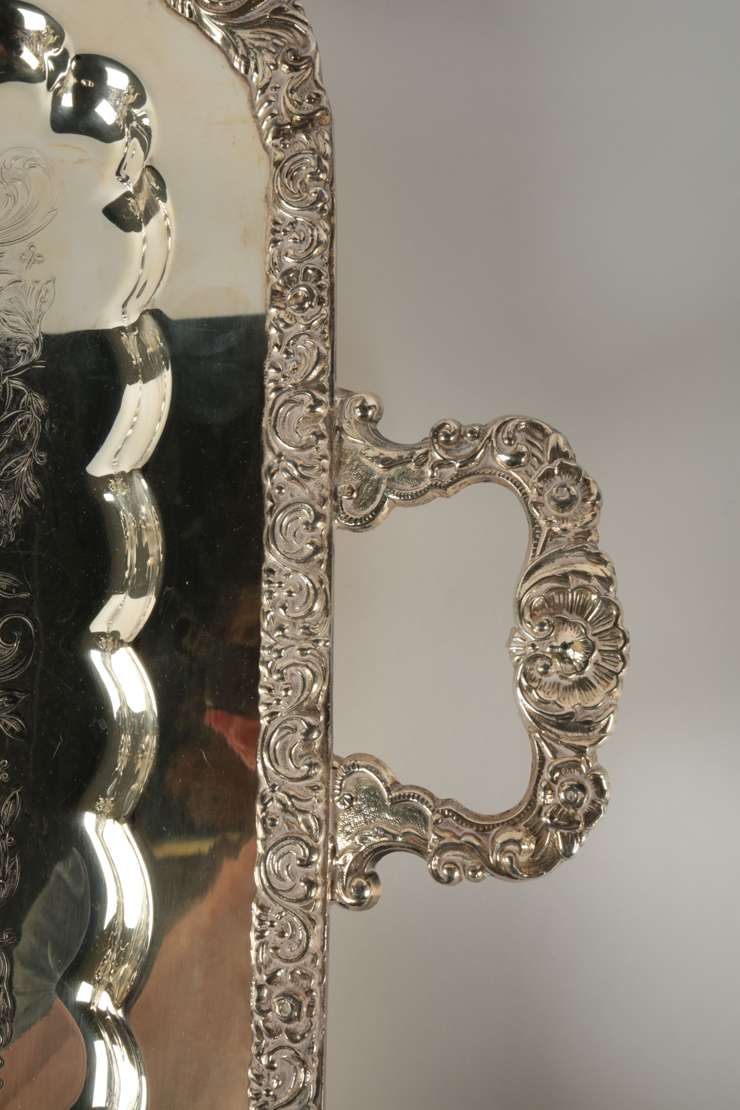 Vintage Birmingham Silver Co. Plated Silver Tea and Coffee Set with Tray