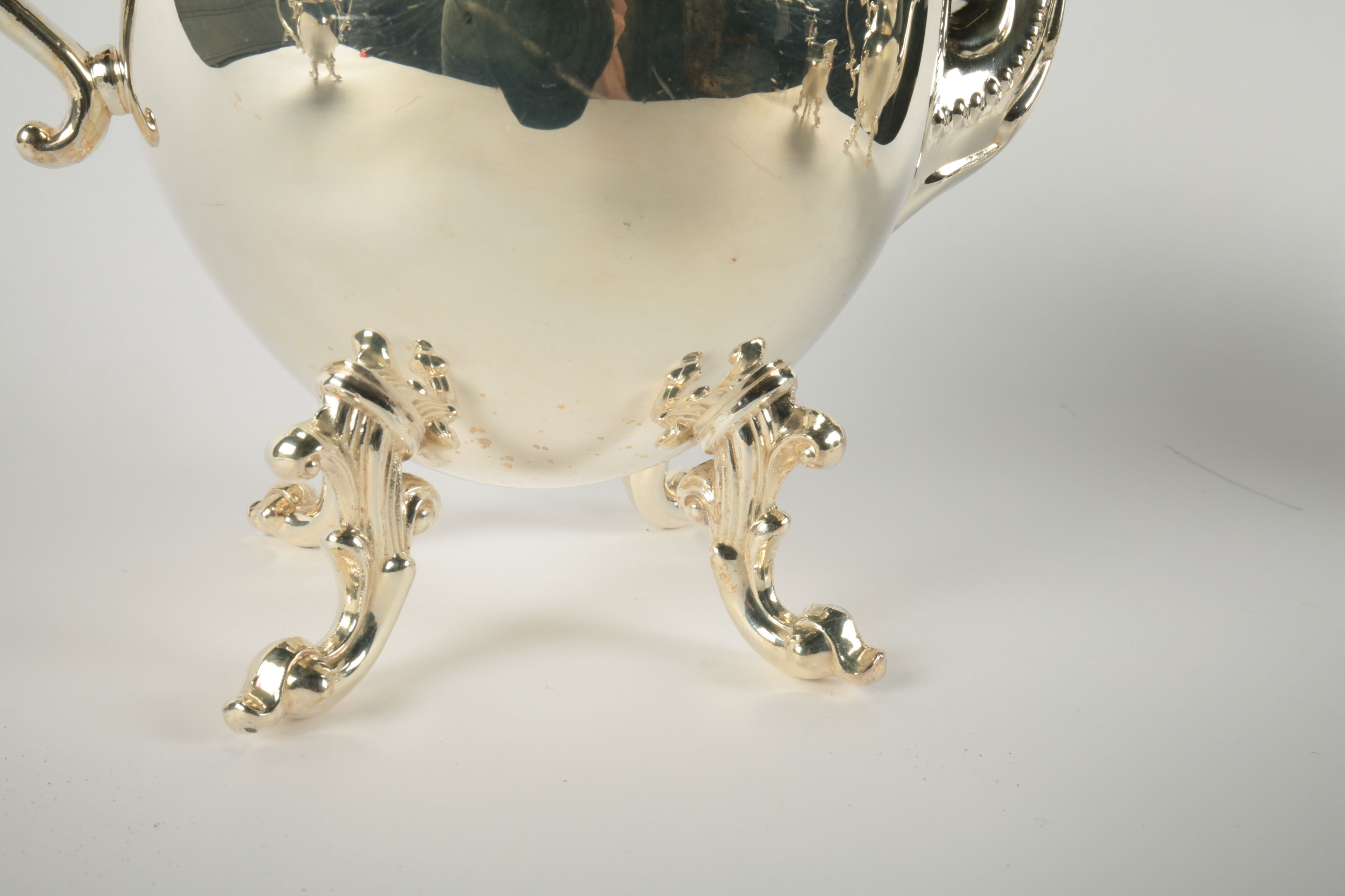 Vintage Birmingham Silver Co. Plated Silver Tea and Coffee Set with Tray