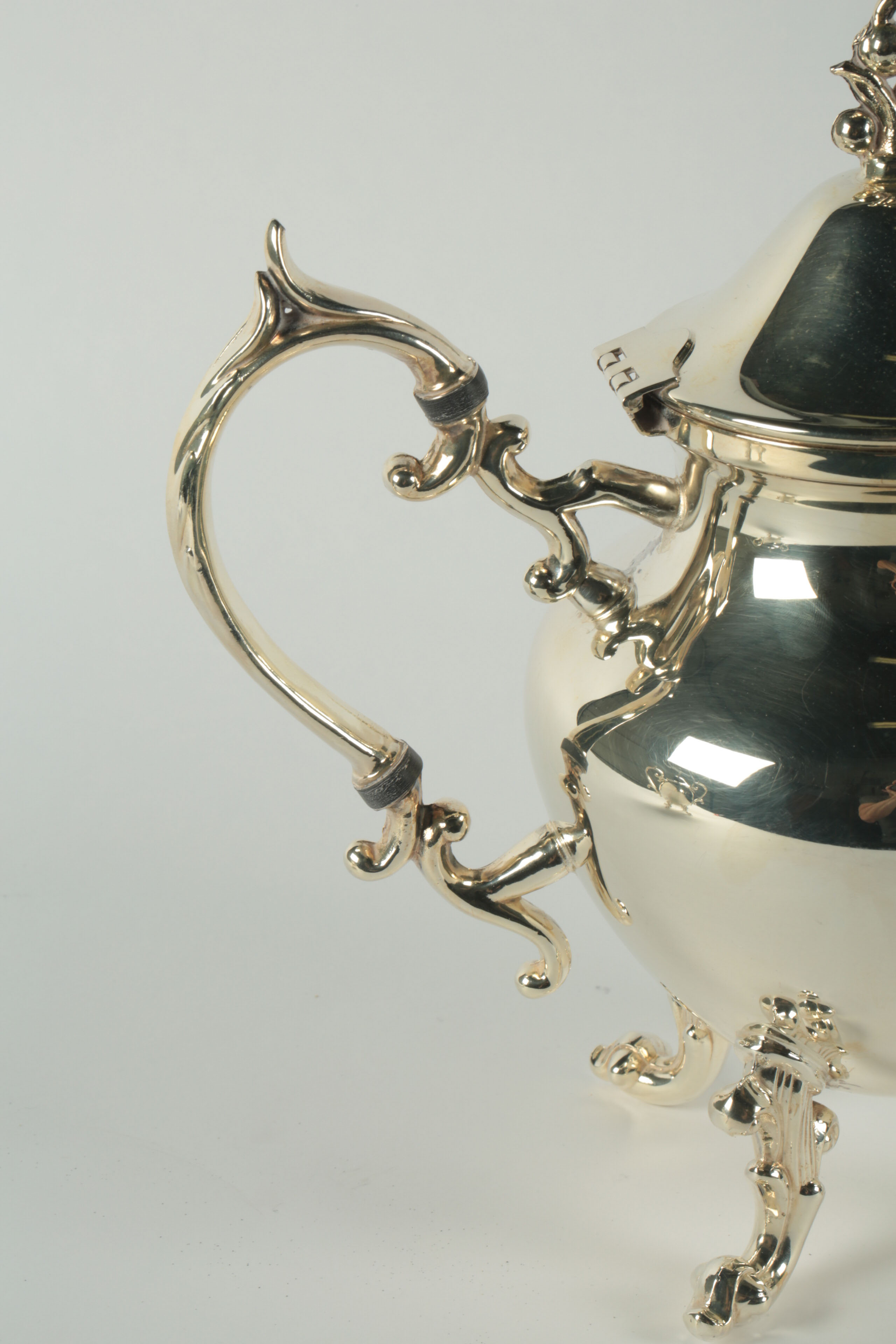 Vintage Birmingham Silver Co. Plated Silver Tea and Coffee Set with Tray